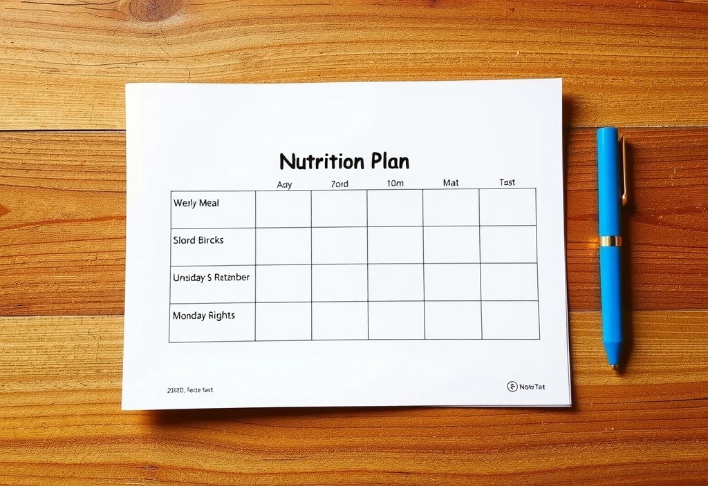 Izgled tjednog plana prehrane